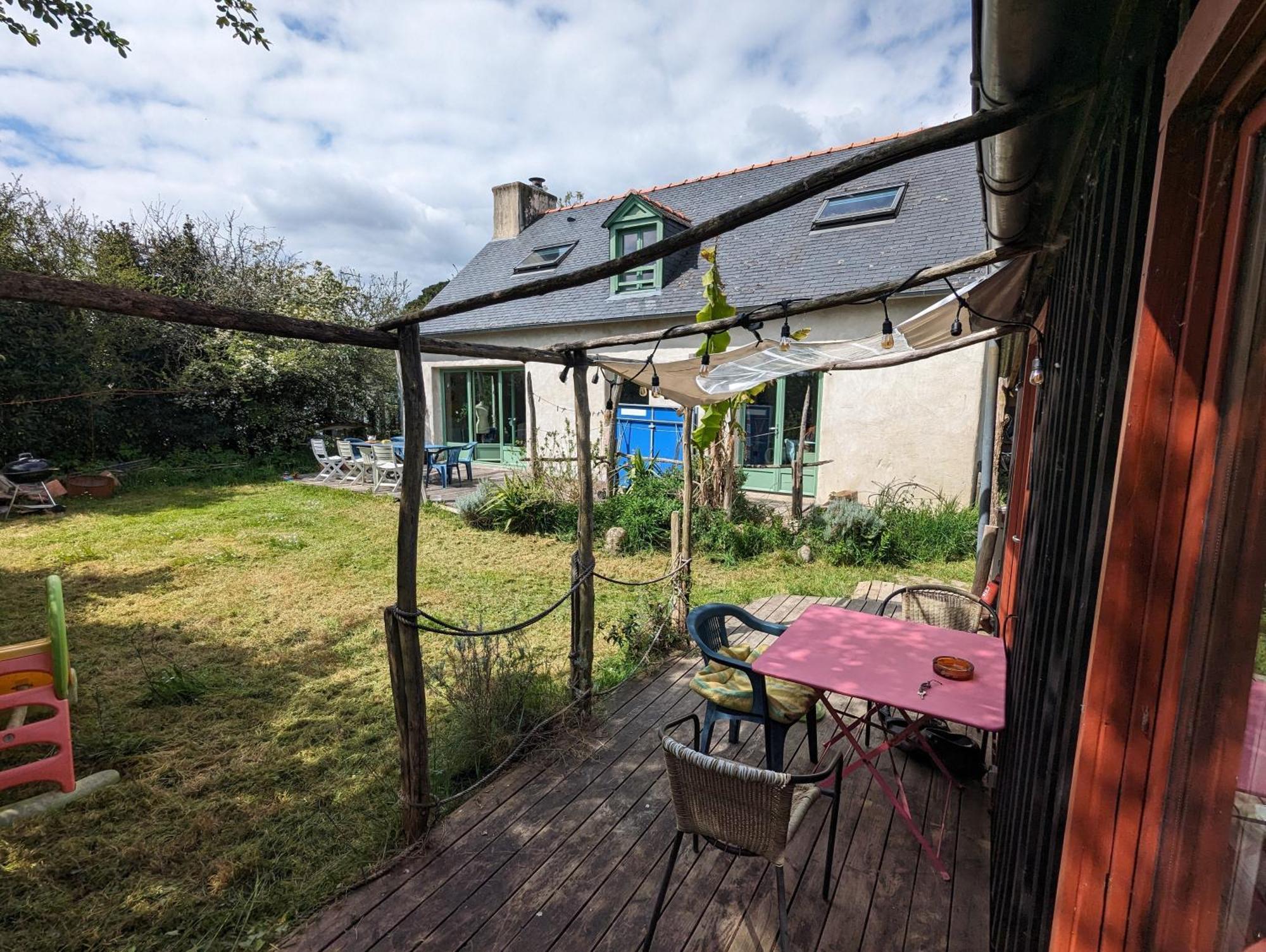 Cabane Ile d'Arz Buitenkant foto